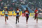 Christine Ohuruogu wins the 400 metres, 2012 Samsung Diamond League, Crystal Palace, London.